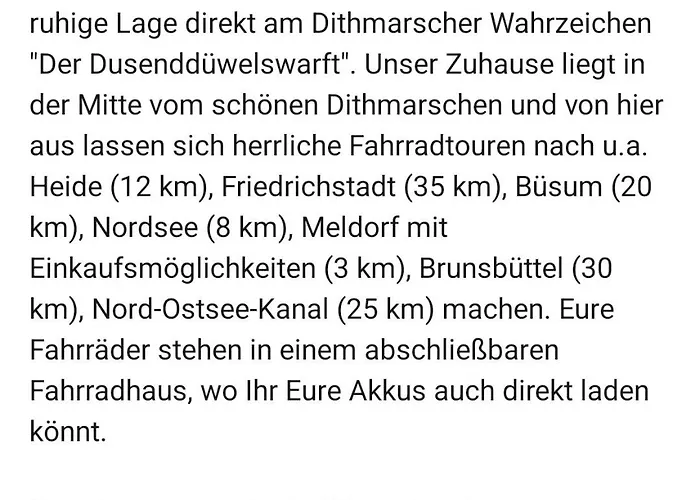 Bett Und Bike Dithmarschen